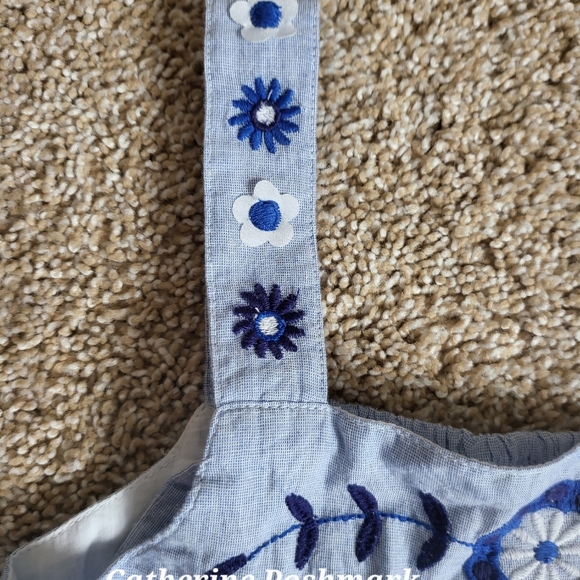 ♥️NWT♥️ BODEN GIRLS CHAMBRAY DRESS - Picture 4 of 15